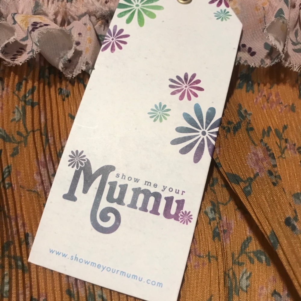 Mumu Floral Maxi Drsss XS Brand New
